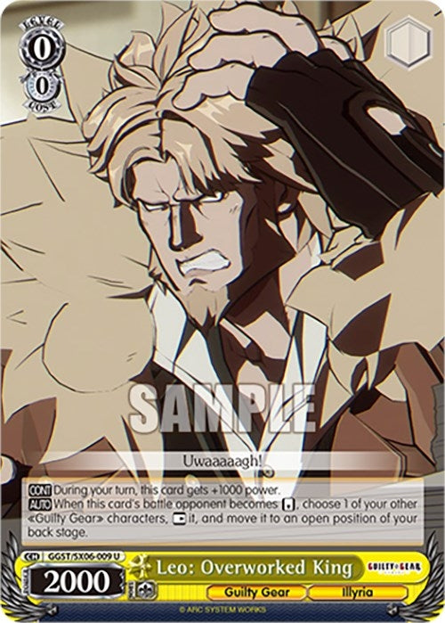 Image for Leo: Overworked King (Guilty Gear -Strive-) (GGST/SX06-009 U) - Weiss Schwarz
