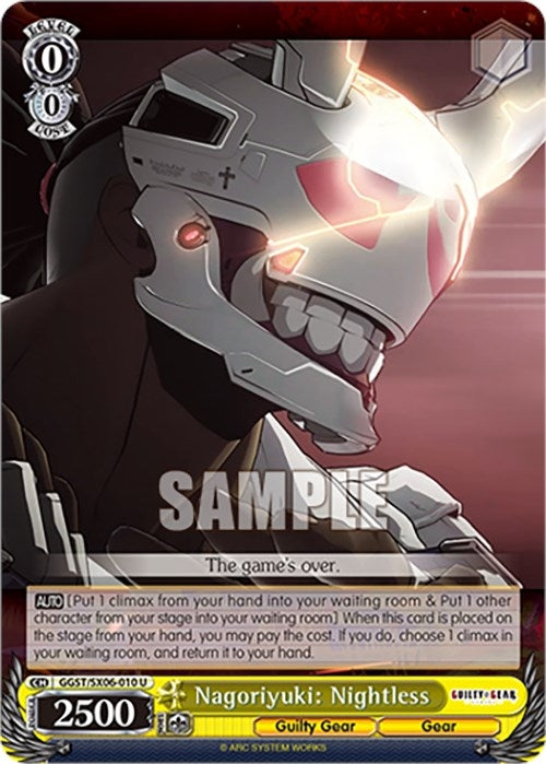 Image for Nagoriyuki: Nightless (Guilty Gear -Strive-) (GGST/SX06-010 U) - Weiss Schwarz