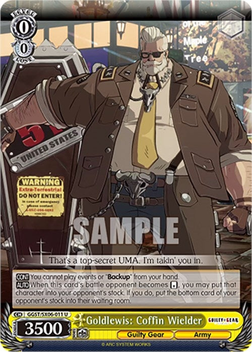 Image for Goldlewis: Coffin Wielder (Guilty Gear -Strive-) (GGST/SX06-011 U) - Weiss Schwarz