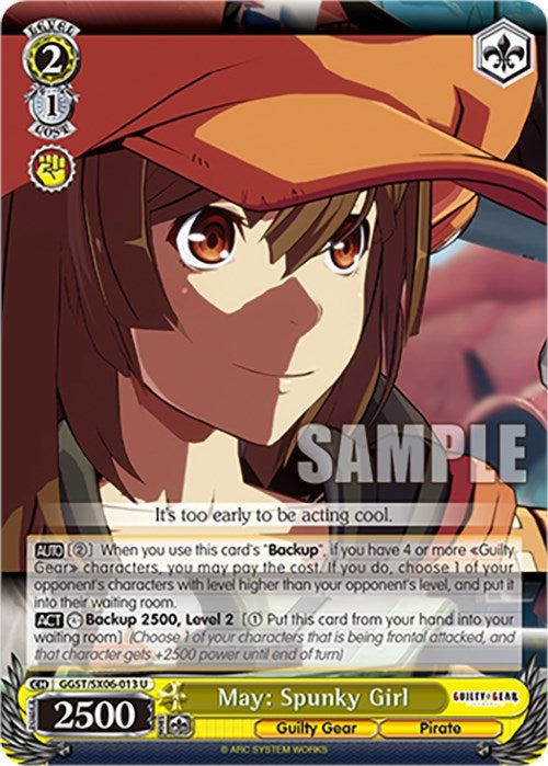 Image for May: Spunky Girl (Guilty Gear -Strive-) (GGST/SX06-013 U) - Weiss Schwarz