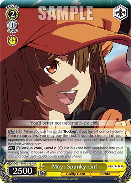 Image for May: Spunky Girl (SR) (Guilty Gear -Strive-) (GGST/SX06-013S SR) - Weiss Schwarz
