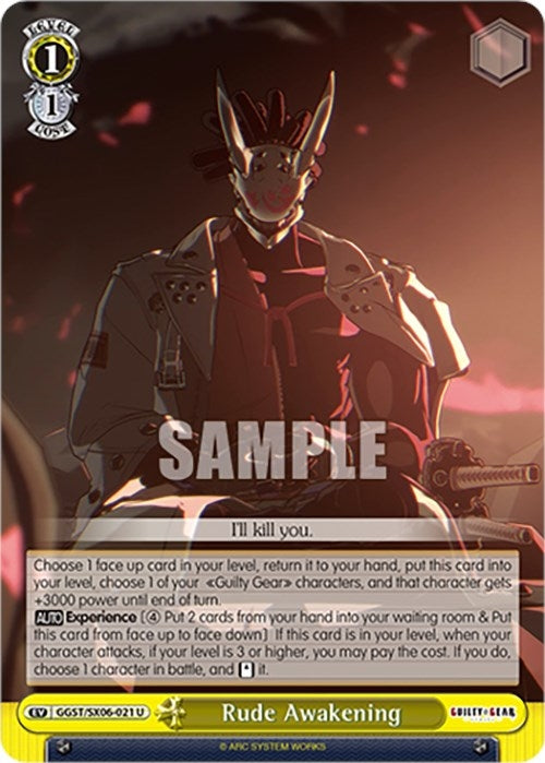 Image for Rude Awakening (Guilty Gear -Strive-) (GGST/SX06-021 U) - Weiss Schwarz