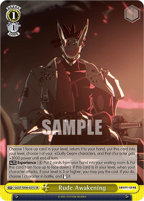 Image for Rude Awakening (SR) (Guilty Gear -Strive-) (GGST/SX06-021S SR) - Weiss Schwarz