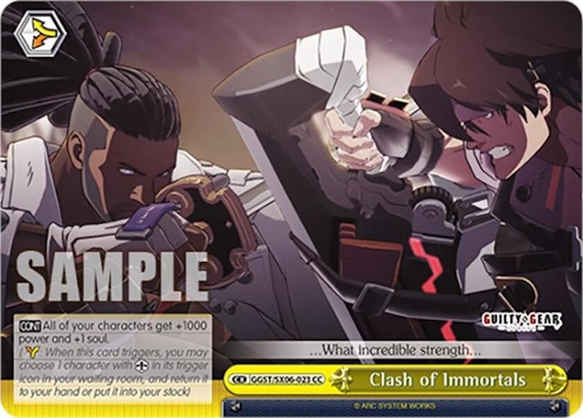 Image for Clash of Immortals (Guilty Gear -Strive-) (GGST/SX06-023 CC) - Weiss Schwarz