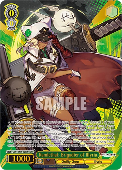 Image for Ramlethal: Brigadier of Illyria (OFR) (Guilty Gear -Strive-) (GGST/SX06-026OFR OFR) - Weiss Schwarz