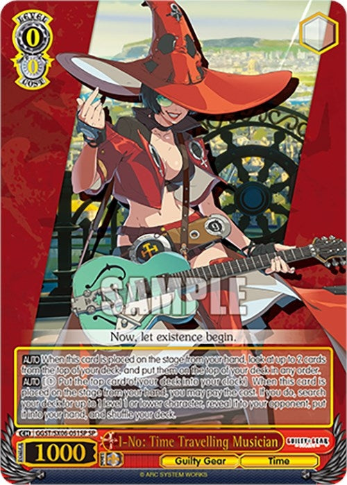 Image for I-No: Time Travelling Musician (SP) (Guilty Gear -Strive-) (GGST/SX06-051SP SP) - Weiss Schwarz