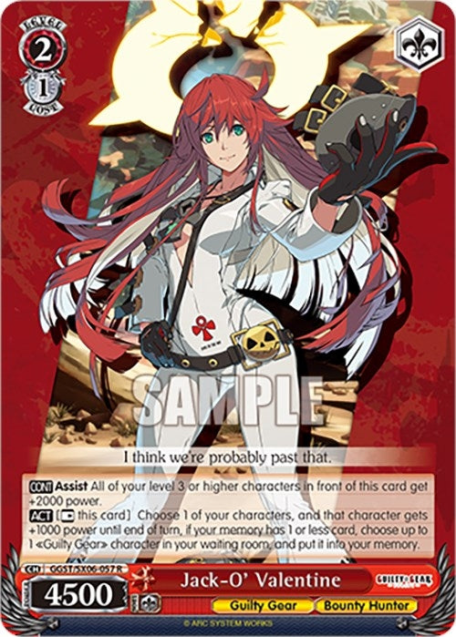 Image for Jack-O' Valentine (Guilty Gear -Strive-) (GGST/SX06-057 R) - Weiss Schwarz