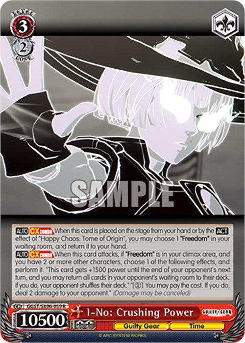 Image for I-No: Crushing Power (Guilty Gear -Strive-) (GGST/SX06-059 R) - Weiss Schwarz