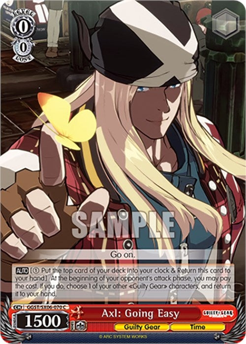 Image for Axl: Going Easy (Guilty Gear -Strive-) (GGST/SX06-070 C) - Weiss Schwarz