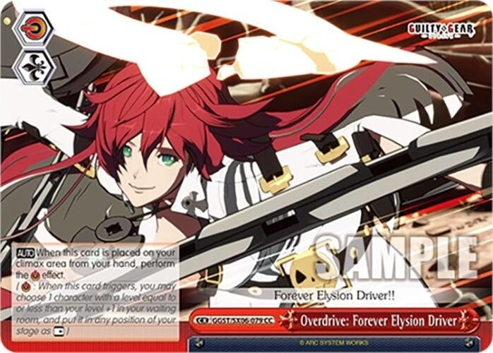 Image for Overdrive: Forever Elysion Driver (Guilty Gear -Strive-) (GGST/SX06-079 CC) - Weiss Schwarz