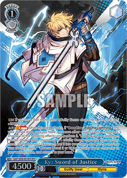Image for Ky: Sword of Justice (OFR) (Guilty Gear -Strive-) (GGST/SX06-081OFR OFR) - Weiss Schwarz