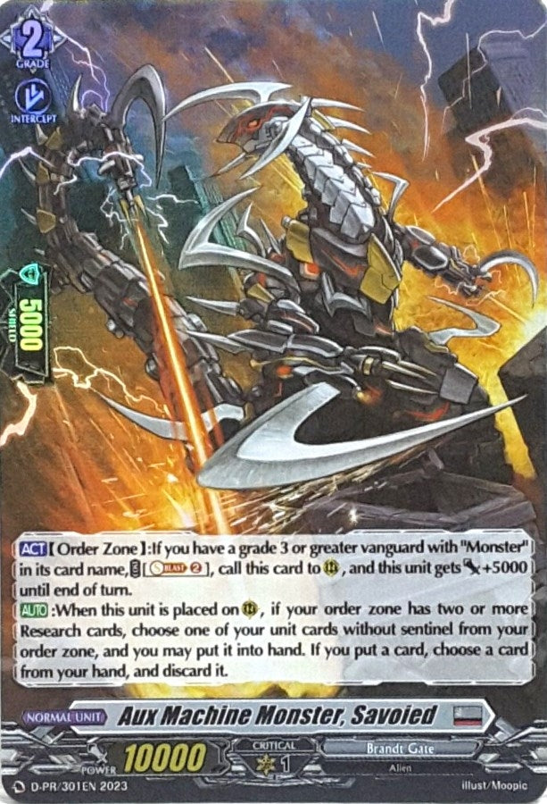 Image for Aux Machine Monster, Savoied (Foil) (D Promo Cards) (D-PR/301EN) - Cardfight Vanguard