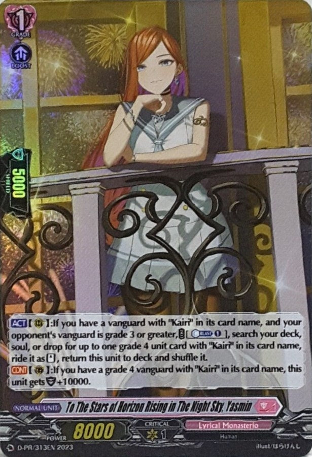 Image for To The Stars of Horizon Rising in The Night Sky, Yasmin (Foil) (D Promo Cards) (D-PR/313EN) - Cardfight Vanguard