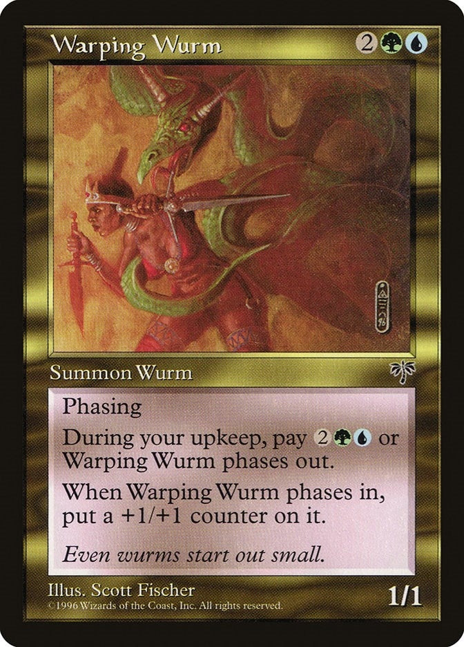 Image for Warping Wurm (Mirage) - Magic: The Gathering