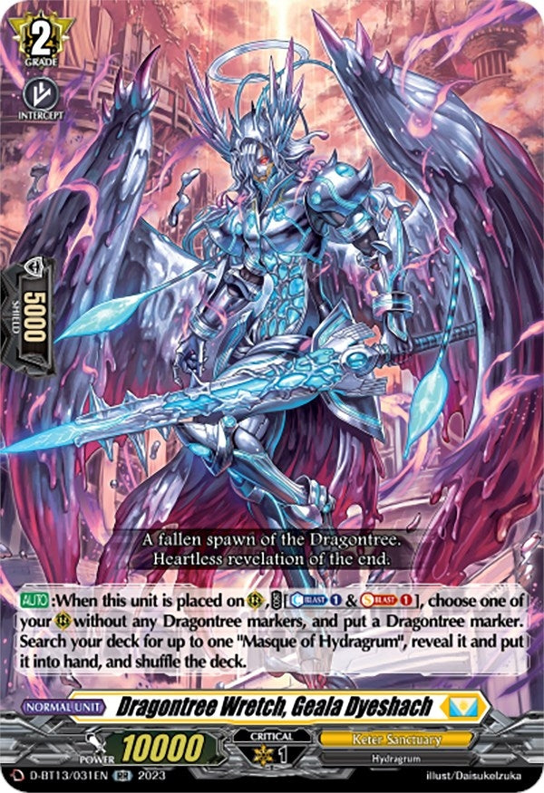 Image for Dragontree Wretch, Geala Dyeshach (D-BT13: Flight of Chakrabarthi) (D-BT13/031EN) - Cardfight Vanguard