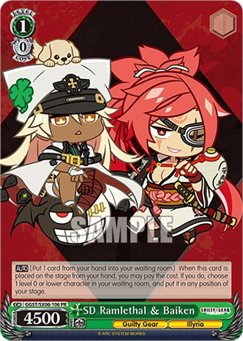 Image for SD Ramlethal & Baiken (Guilty Gear -Strive-) (GGST/SX06-106 PR) - Weiss Schwarz