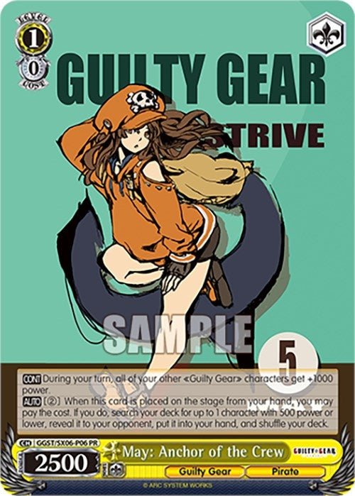 Image for May: Anchor of the Crew (Guilty Gear -Strive-) (GGST/SX06-P06 PR) - Weiss Schwarz