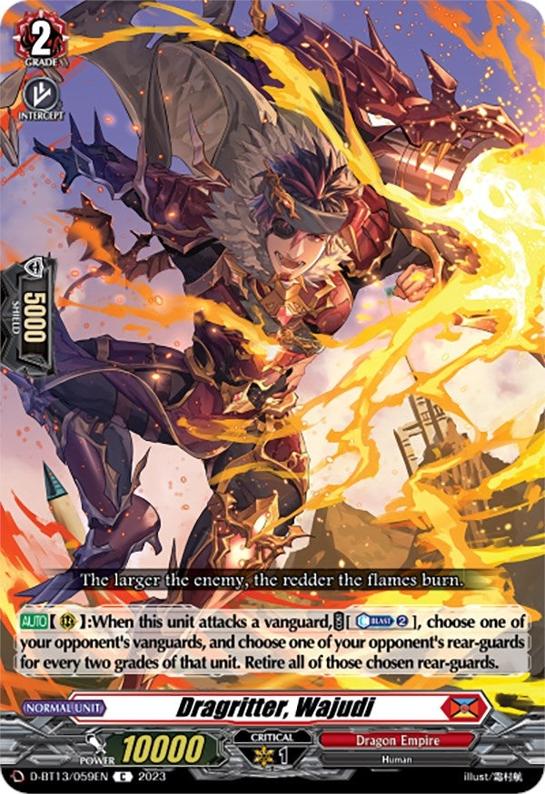 Image for Dragritter, Wajudi (D-BT13: Flight of Chakrabarthi) (D-BT13/059EN) - Cardfight Vanguard