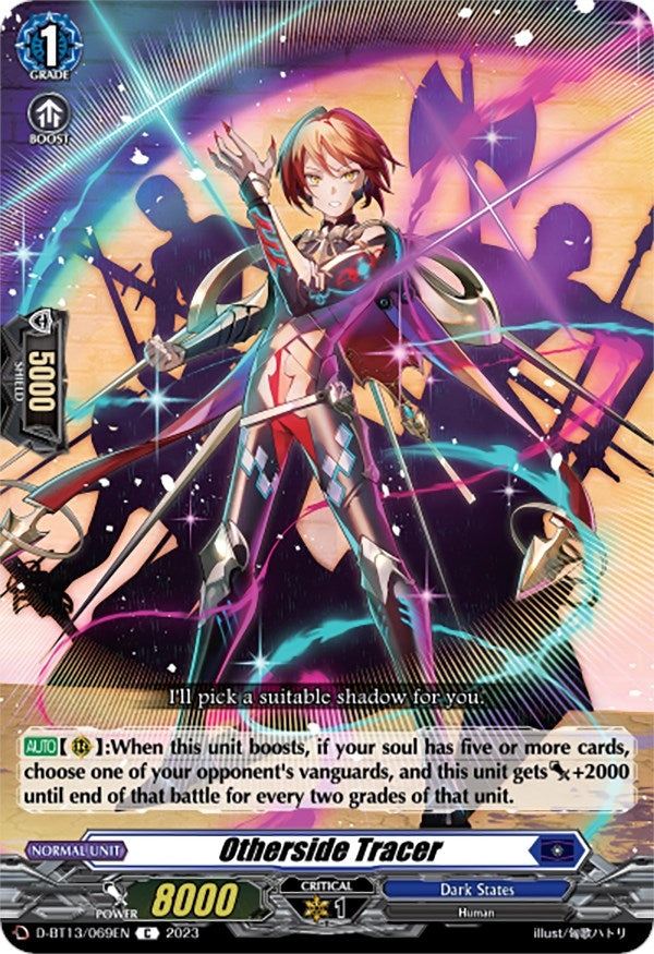 Image for Otherside Tracer (D-BT13: Flight of Chakrabarthi) (D-BT13/069EN) - Cardfight Vanguard