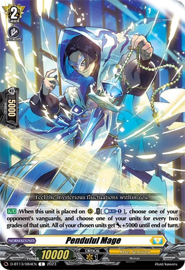 Image for Pendulul Mage (D-BT13: Flight of Chakrabarthi) (D-BT13/084EN) - Cardfight Vanguard