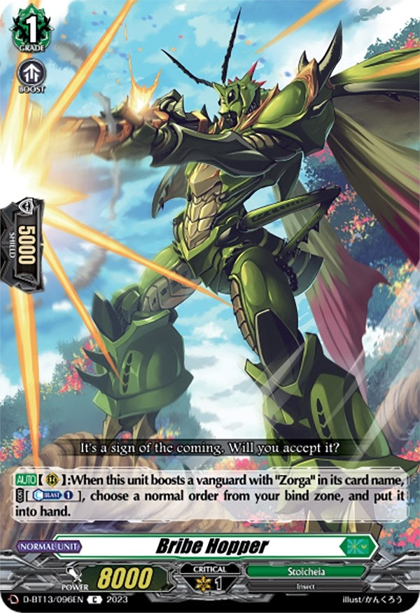 Image for Bribe Hopper (D-BT13: Flight of Chakrabarthi) (D-BT13/096EN) - Cardfight Vanguard