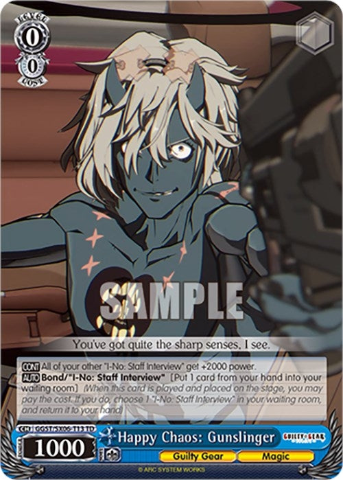 Image for Happy Chaos: Gunslinger (Guilty Gear -Strive-) (GGST/SX06-T13 TD) - Weiss Schwarz