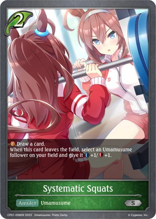 Image for Systematic Squats (CP01: Umamusume: Pretty Derby) (CP01-008EN) - Shadowverse: Evolve