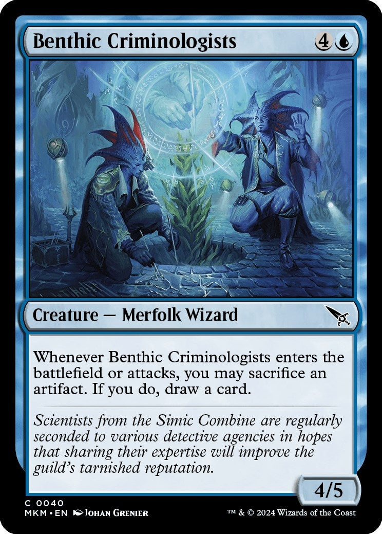 Image for Benthic Criminologists (Murders at Karlov Manor) (40) - Magic: The Gathering