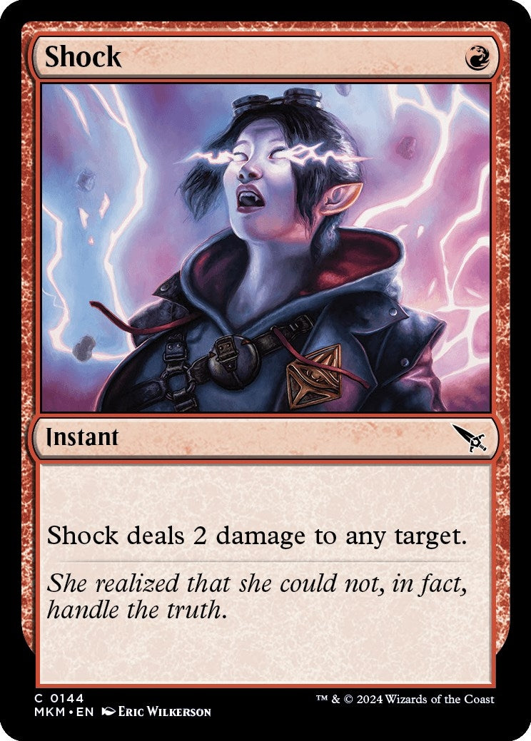 Image for Shock (Murders at Karlov Manor) (144) - Magic: The Gathering