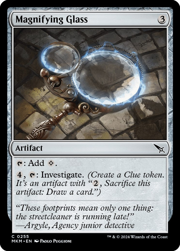 Image for Magnifying Glass (Murders at Karlov Manor) (255) - Magic: The Gathering