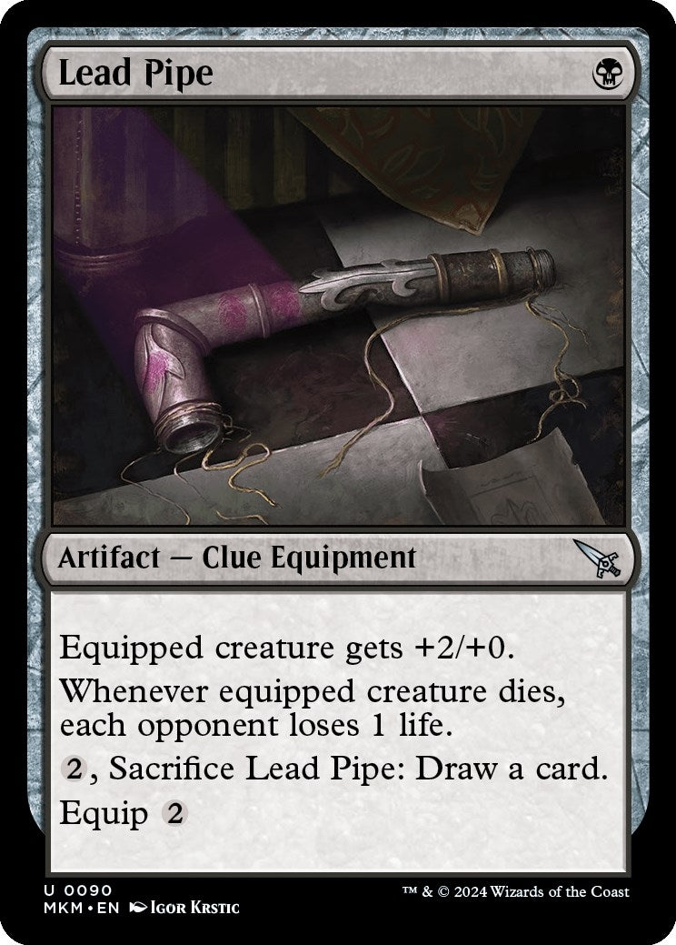 Image for Lead Pipe (Murders at Karlov Manor) (90) - Magic: The Gathering