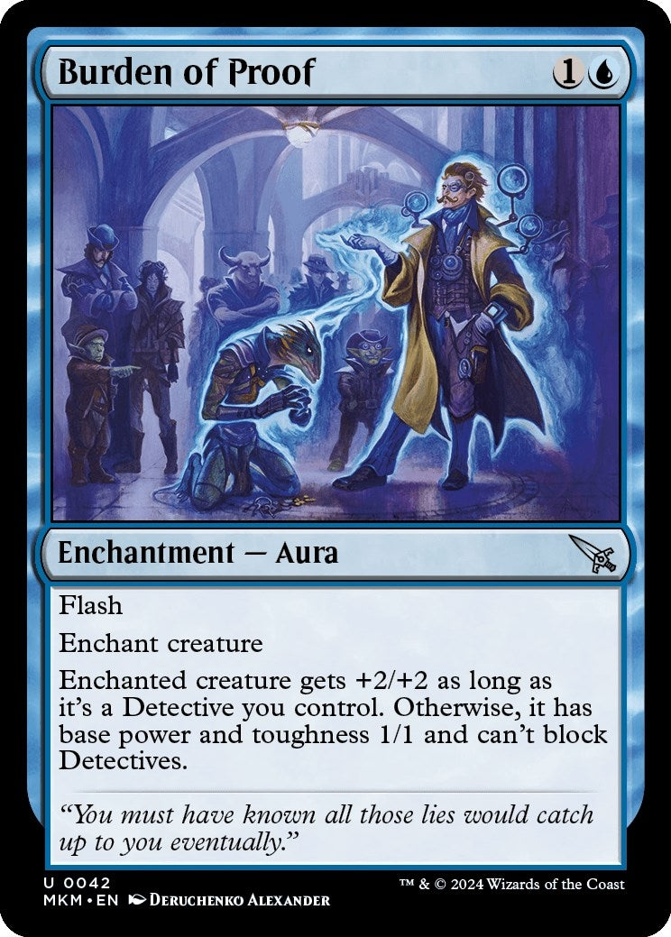Image for Burden of Proof (Murders at Karlov Manor) (42) - Magic: The Gathering