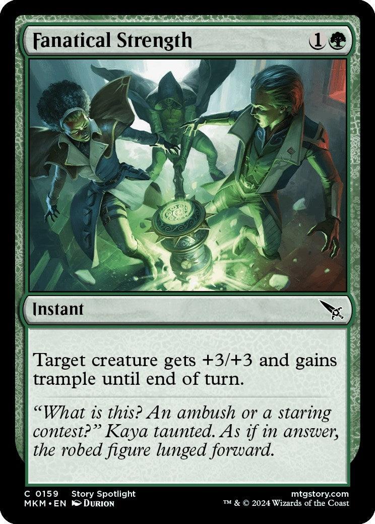 Image for Fanatical Strength (Murders at Karlov Manor) (159) - Magic: The Gathering
