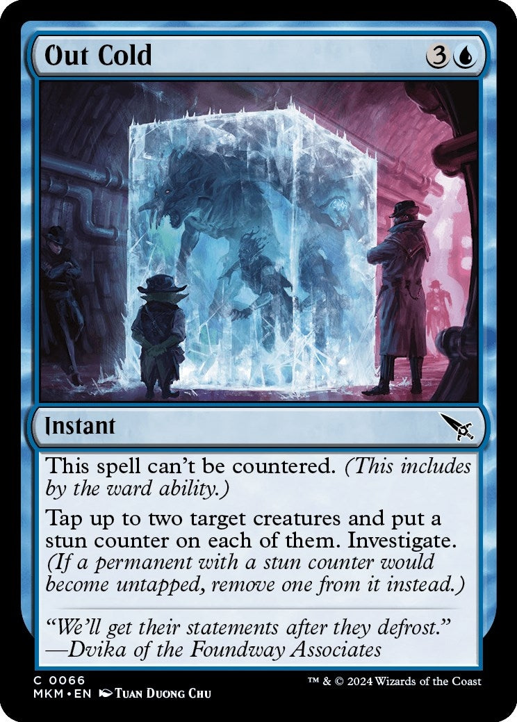 Image for Out Cold (Murders at Karlov Manor) (66) - Magic: The Gathering