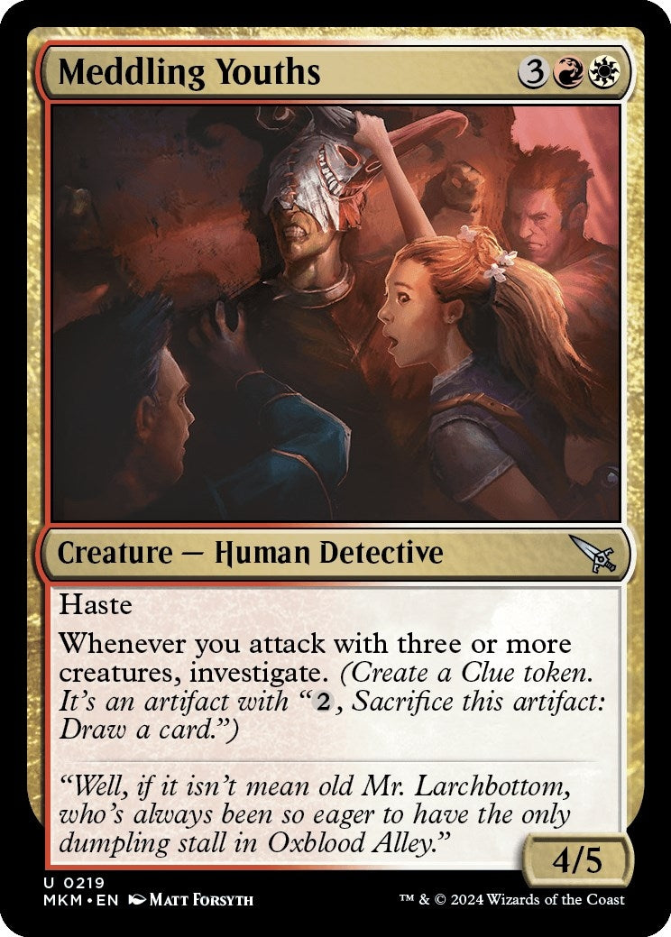 Image for Meddling Youths (Murders at Karlov Manor) (219) - Magic: The Gathering