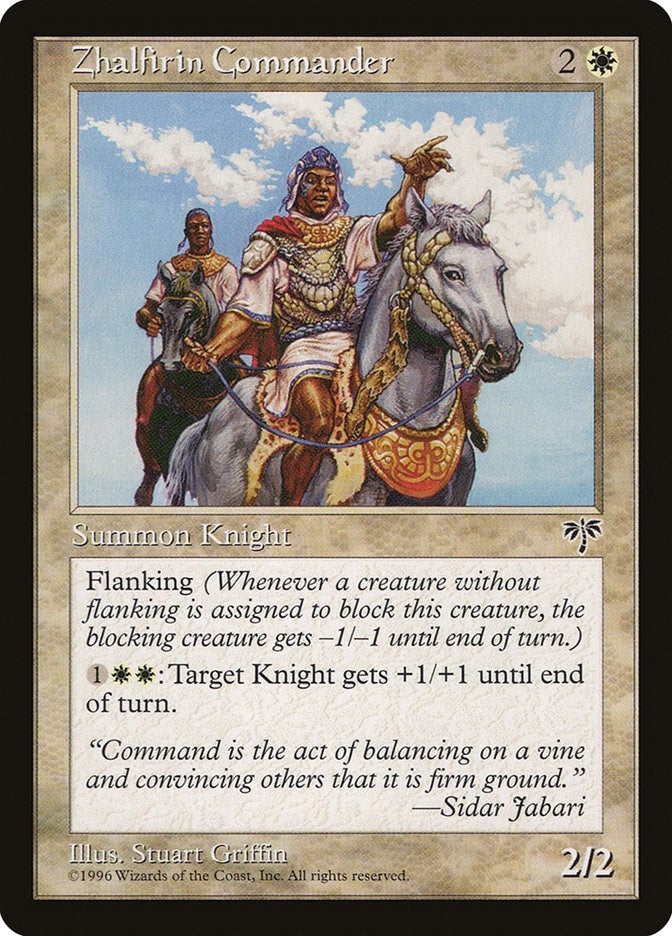 Image for Zhalfirin Commander (Mirage) - Magic: The Gathering