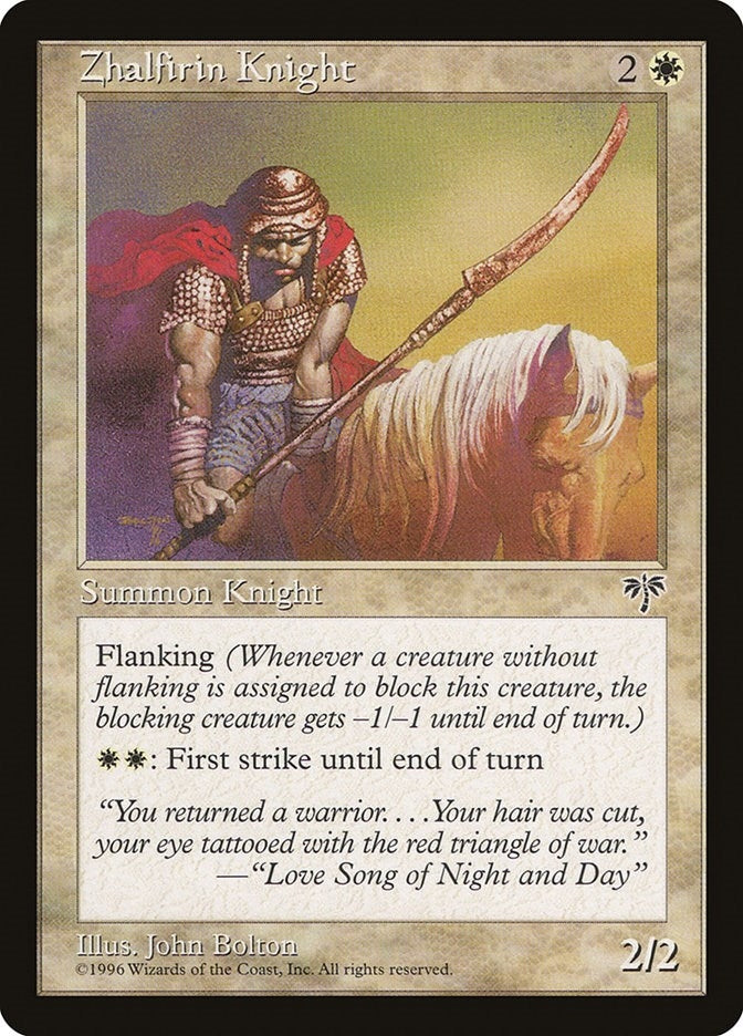 Image for Zhalfirin Knight (Mirage) - Magic: The Gathering