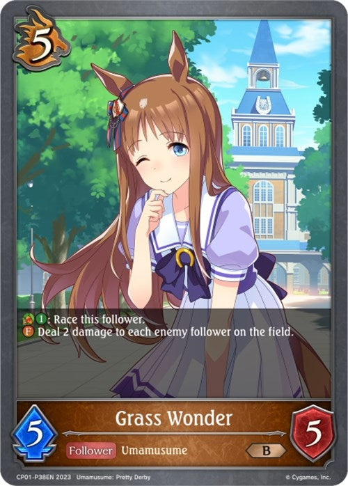 Image for Grass Wonder - P38EN (Foil) (CP01: Umamusume: Pretty Derby) (CP01-P38EN) - Shadowverse: Evolve