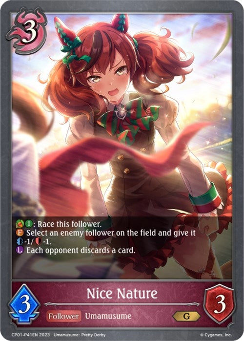 Image for Nice Nature - P41EN (Foil) (CP01: Umamusume: Pretty Derby) (CP01-P41EN) - Shadowverse: Evolve