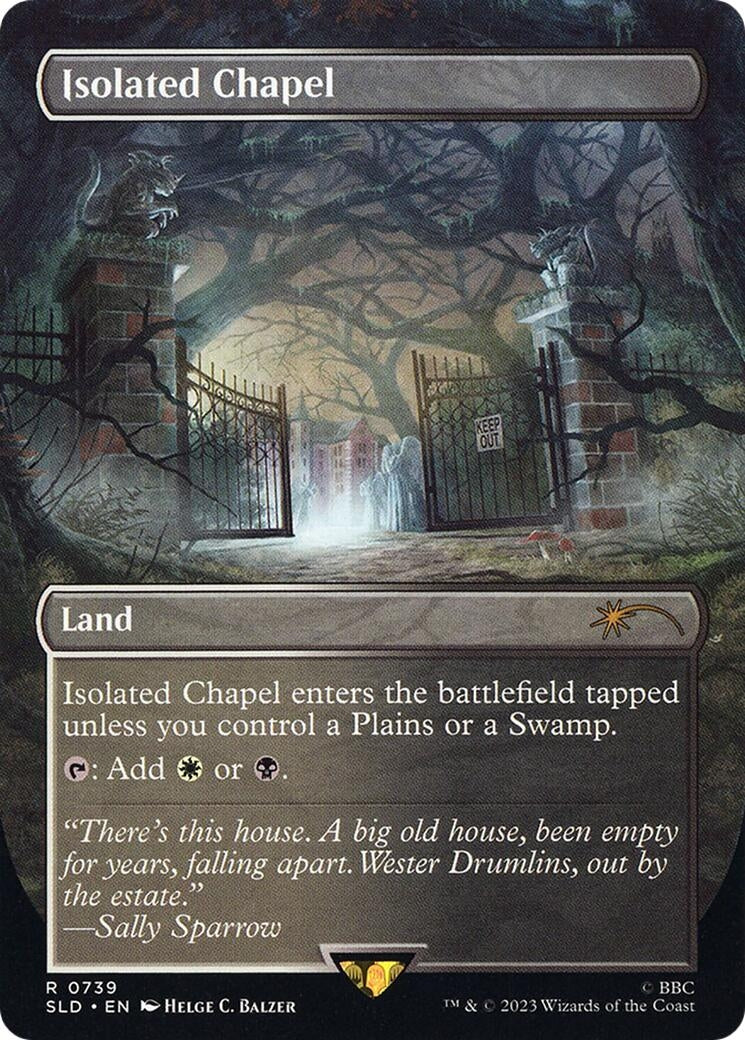 Image for Isolated Chapel (Secret Lair Drop Series) (739) - Magic: The Gathering