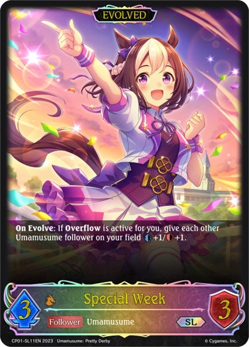 Image for Special Week (Evolved) (SL) (CP01: Umamusume: Pretty Derby) (CP01-SL11EN) - Shadowverse: Evolve