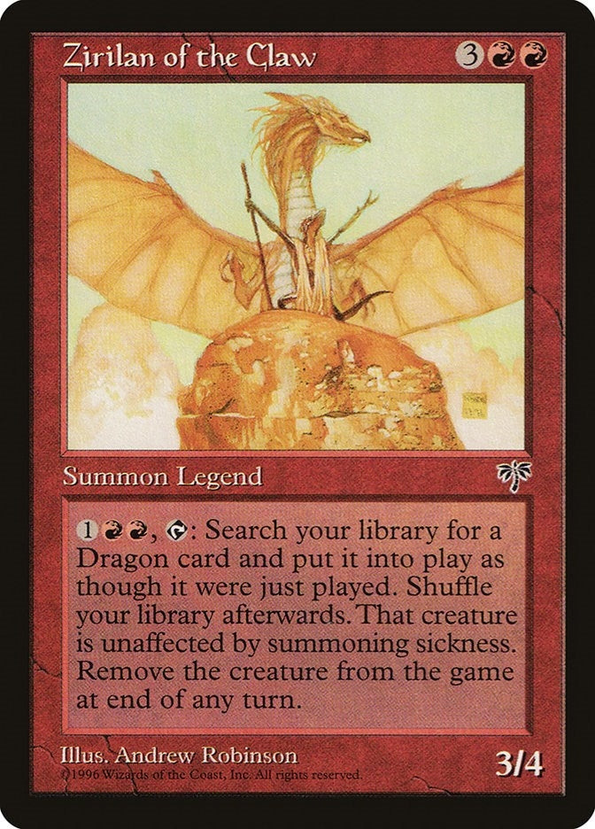 Image for Zirilan of the Claw (Mirage) - Magic: The Gathering
