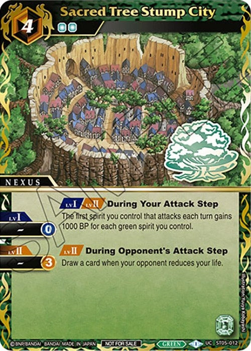 Image for Sacred Tree Stump City (Finalist Card Set Vol. 3) (Launch & Event Promos) (ST05-012) - Battle Spirits Saga