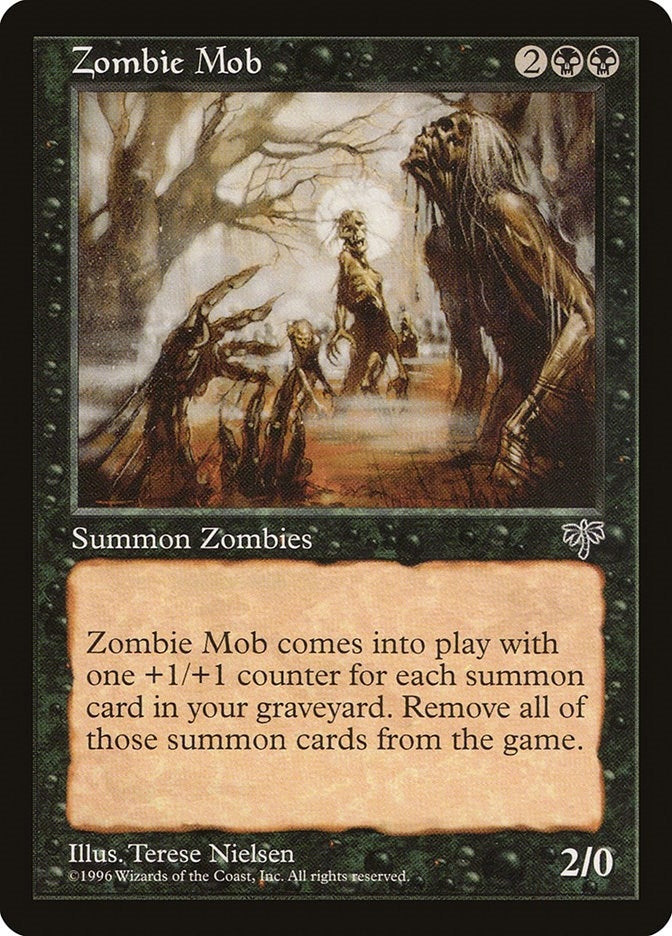Image for Zombie Mob (Mirage) - Magic: The Gathering