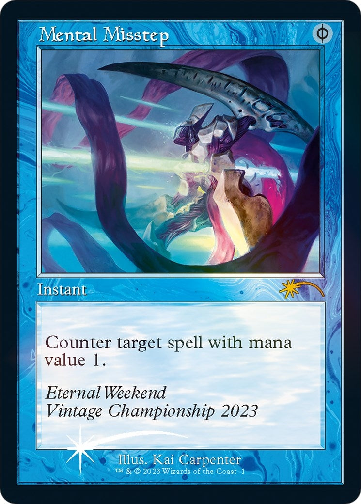 Image for Mental Misstep (Retro Frame) (Eternal Weekend 2023 Promo) (Unique and Miscellaneous Promos) (1) - Magic: The Gathering