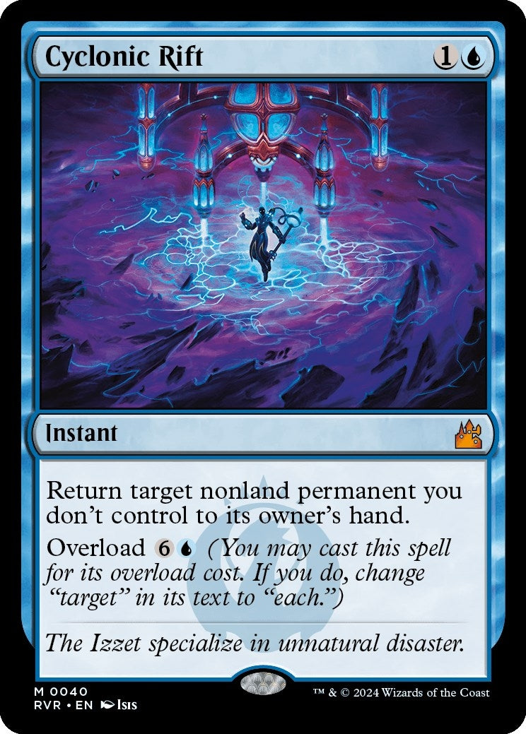 Image for Cyclonic Rift (Ravnica Remastered) (40) - Magic: The Gathering
