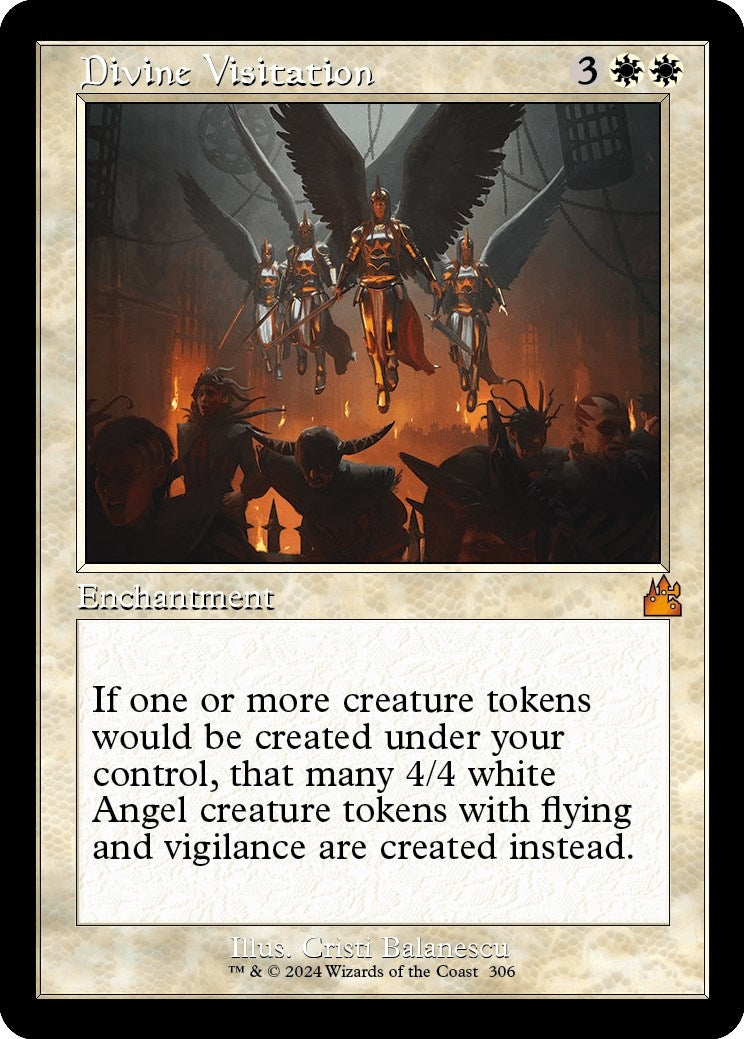 Image for Divine Visitation (Retro Frame) (Ravnica Remastered) (306) - Magic: The Gathering