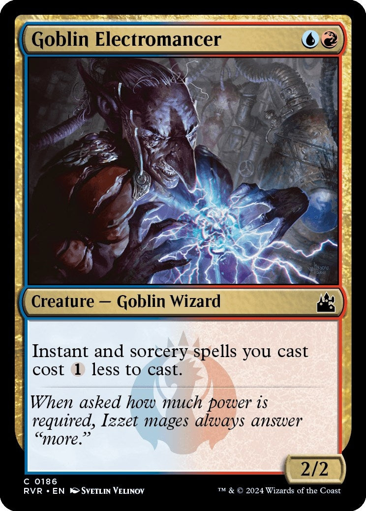 Image for Goblin Electromancer (Ravnica Remastered) (186) - Magic: The Gathering