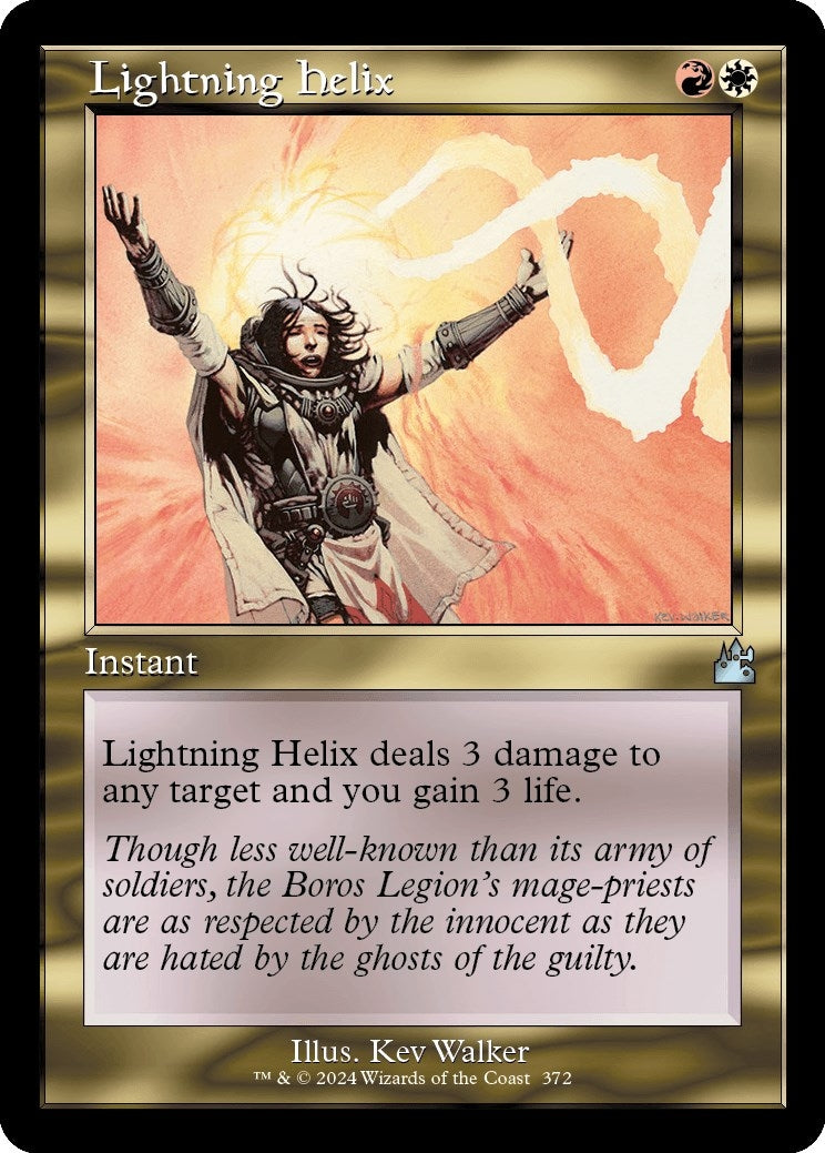 Image for Lightning Helix (Retro Frame) (Ravnica Remastered) (372) - Magic: The Gathering