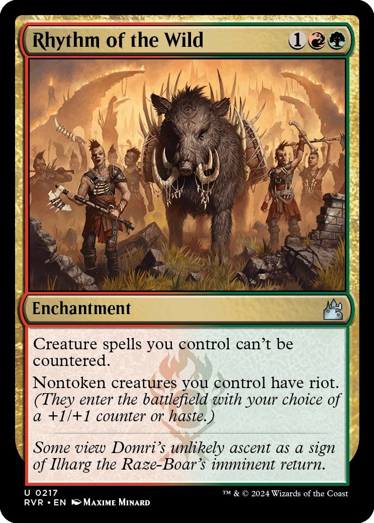Image for Rhythm of the Wild (Ravnica Remastered) (217) - Magic: The Gathering